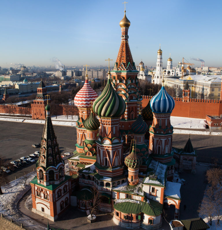 Вид сверху василия блаженного фото собор