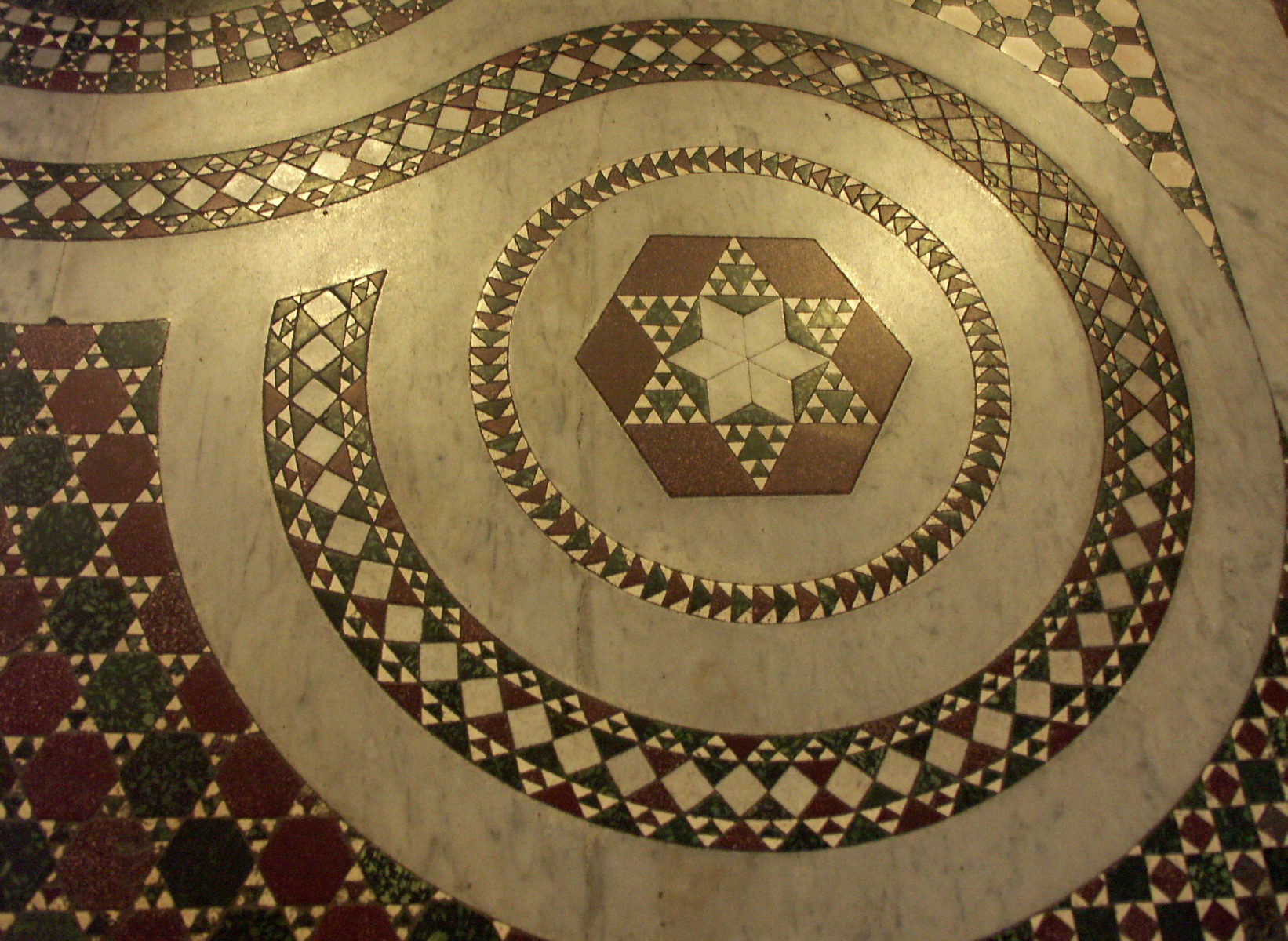 Фрагмент мозаичного пола. Рим. Фотография автора