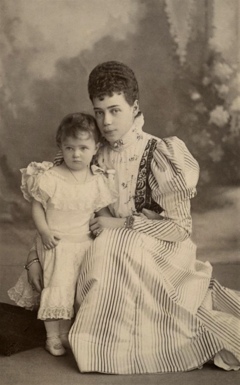 Великий князь Ксения Александровна. Левицкий С. Л. Фотография Левицкого. Около 1897 г.
