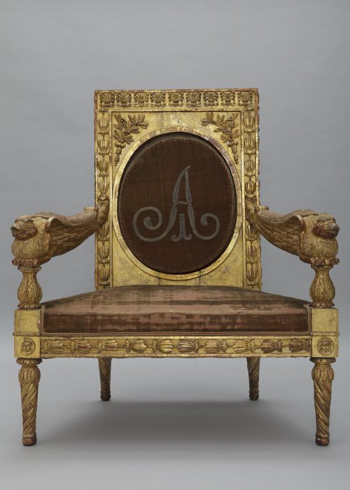 Кресло тронное Александра I. Первая четверть XIX века