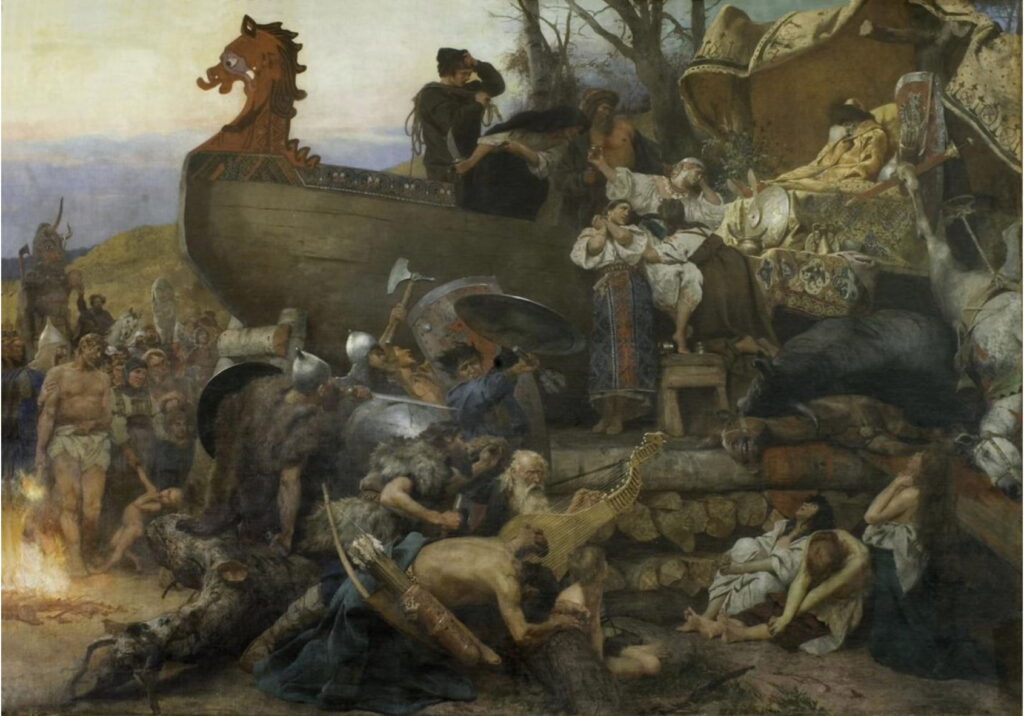 Г.И. Семирадский Похороны руса в Булгаре Италия, Рим. 1883