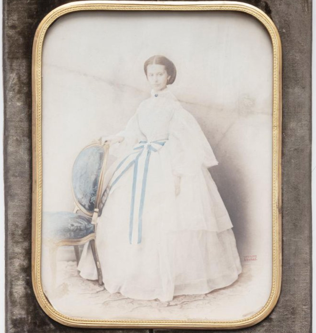 Боголюбова Н.П., жена Боголюбова А.П. - художника-мариниста, урожденная Нечаева. Le Grey Gustave. Конец 1850-х гг.