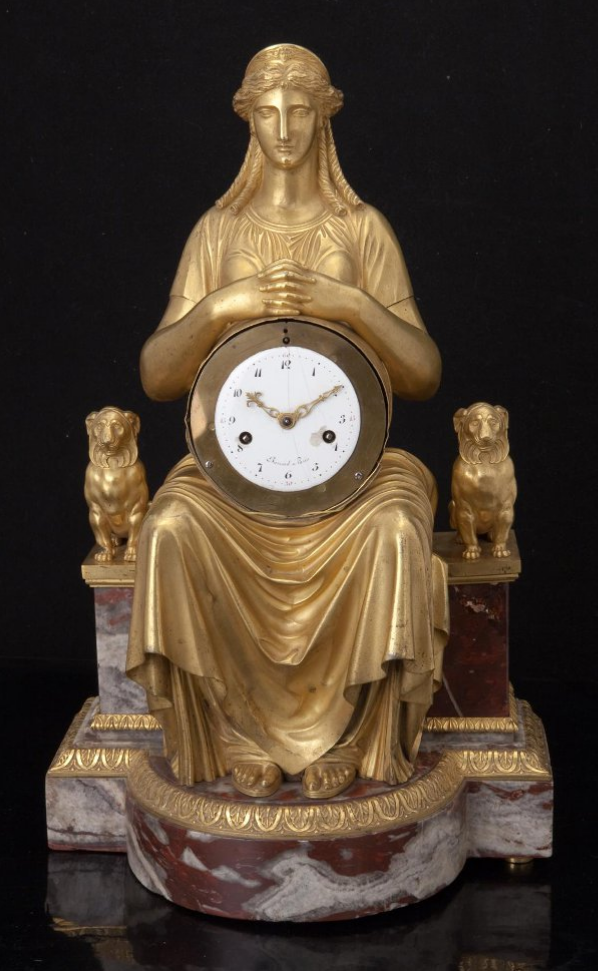 Часы каминные «Кибела». Барран (Barrand). 1805–1810 гг.