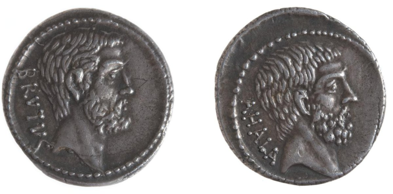 Римская республика. Денарий. 58 г. до н. э. Серебро, чеканка