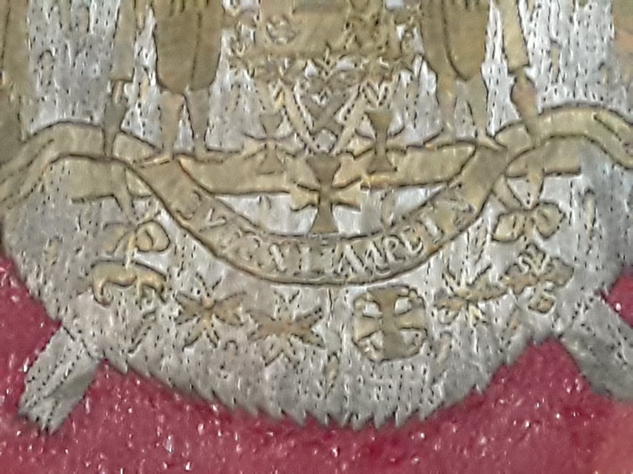 Фрагмент герба на портфеле Г.А. Потёмкина