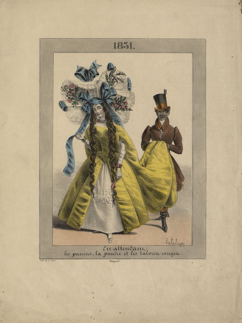 6.Шарль Филипон (1806 – 1862). Карикатура на дамскую моду в 1831 году. Франция, Париж. 30-х гг. XIX в.