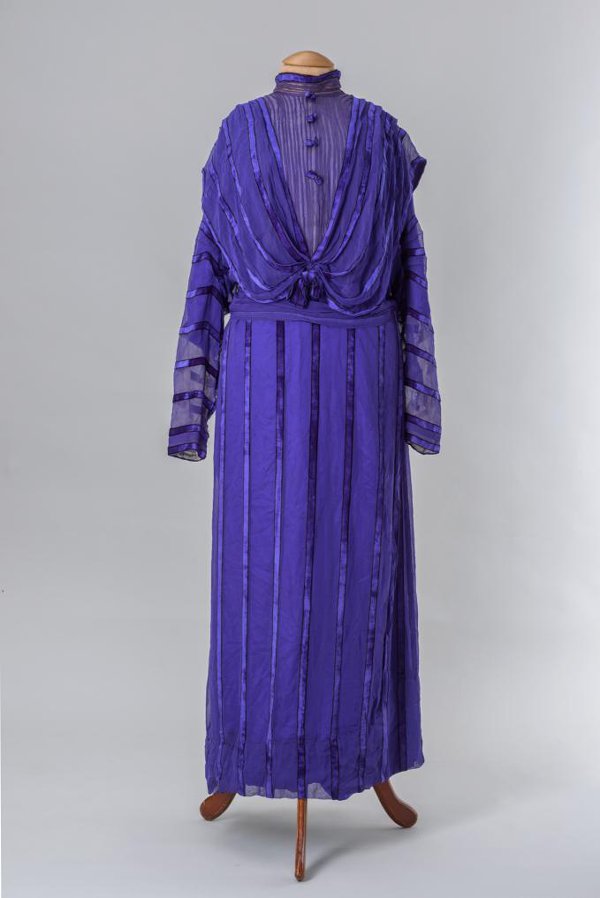 Платье фиолетовое. 1900-1910-е