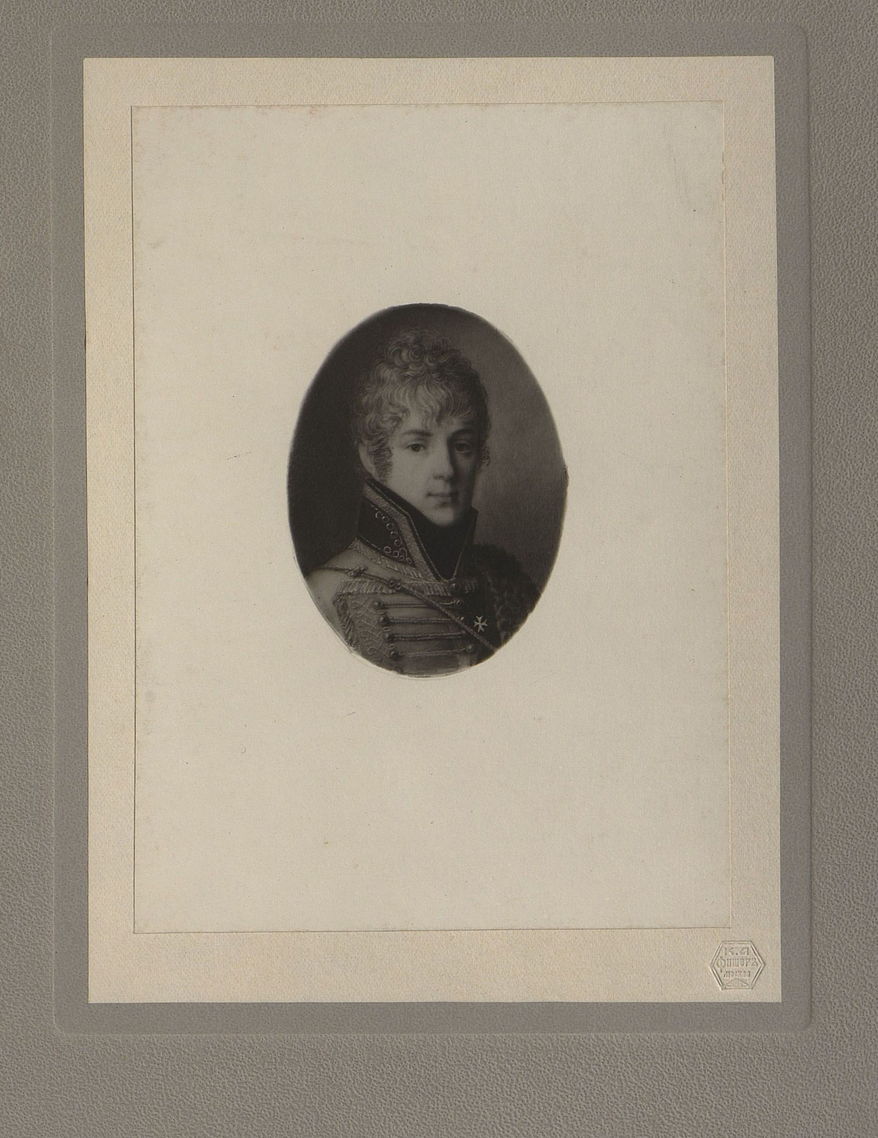 Портрет графа Петра Петровича Палена. Фотография К.А. Фишера с оригинала неизвестного художника 1803 г. 1900-е гг.