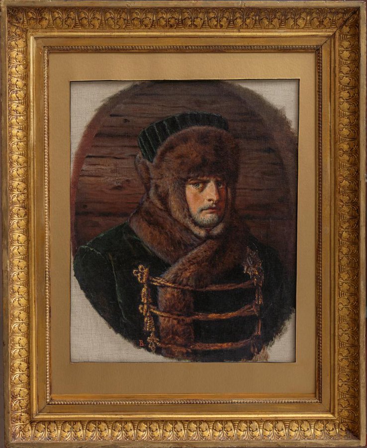 На морозе. (Портрет Наполеона в зимней одежде). Верещагин Василий Васильевич. 1899-1900 гг.