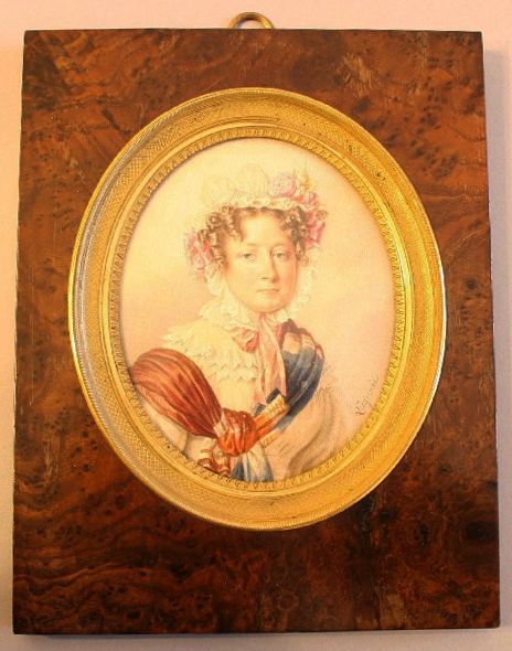 Портрет неизвестной дамы в завязанном палантине (Portrait de dame inconnue à l’étole nouée). Ансельма Франсуа Лангрене (Anthelme François Lagrenée)