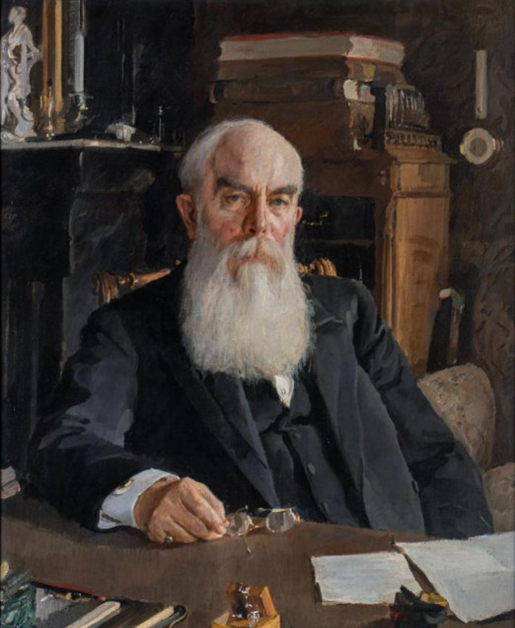 Портрет Абрикосова Алексея Ивановича (1824–1904). Серов В.А. 1895 г.