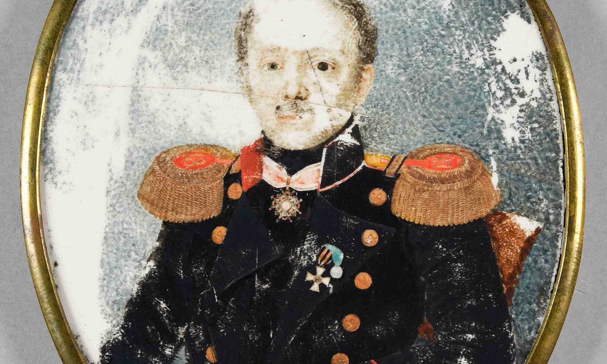 Неизвестный художник Портрет генерал-майора Воина Ивановича Бушена 2-го 1840-е гг.