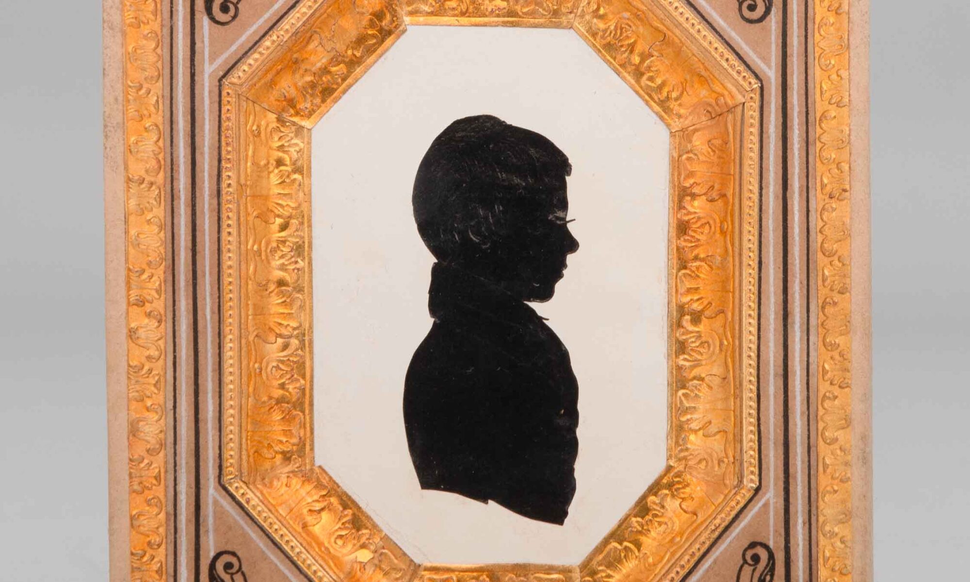 Силуэт мальчика из семьи Самсоновых. 1820-е гг. Фото С. В. Милицкого