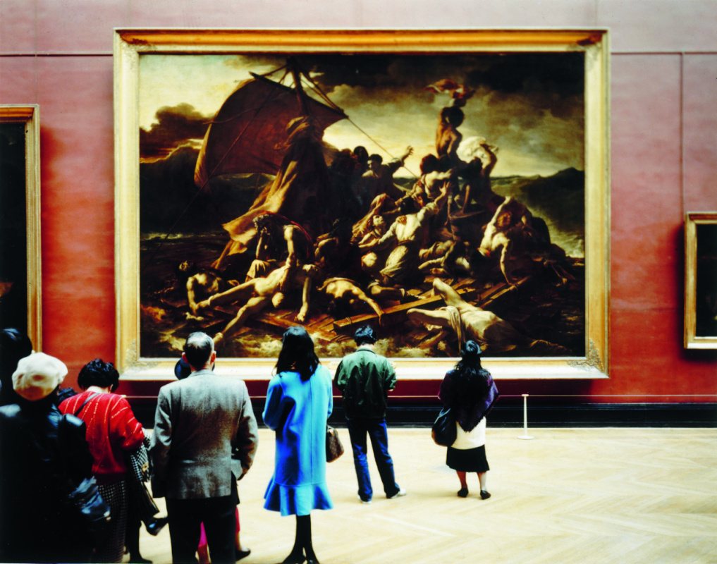 Thomas Struth, »Musée du Louvre IV, Paris 1989«, 1989 / 1993, color photograph, framed, 180 x 214 cm, ZKM | Center for Art and Media Karlsruhe. / © VG Bild-Kunst, Bonn